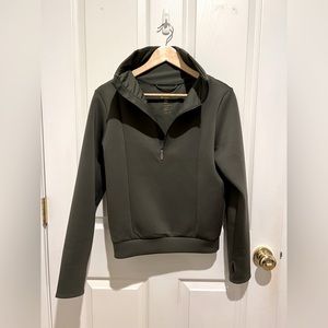 ADAY Home Stretch Scuba Pullover in Moss Size XS